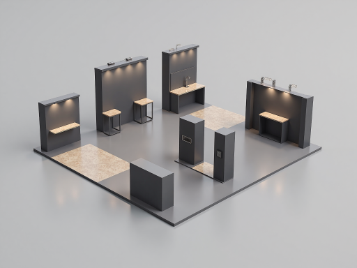 头部品牌合作展示，多个知名品牌标识排列，现代商务环境，专业展示台